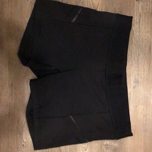 Black lululemon spandex shorts